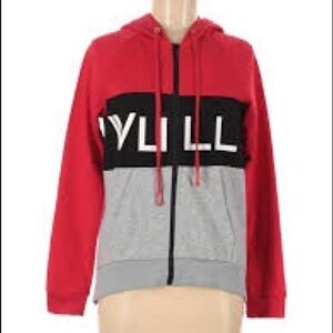 𝅺vull triple threat zip up logo Sweatshirt Hoodie